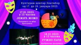 Зимски позоришни фестивал за децу „Златиборска чаролија“ у Културном центру Златибор
