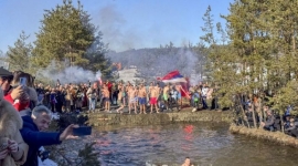 Пливање за Часни крст на Водицама