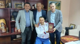 Општина Чајетина приредила пријем за светског шампиона Александра Радишића